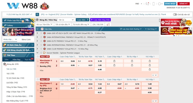 cá cược thể thao ư88 bet
